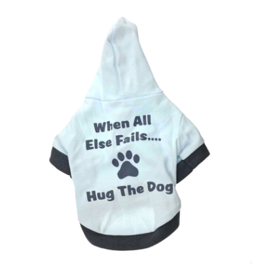 Hug The Dog Hoodie for Pets - Teddy Dog Apparel
