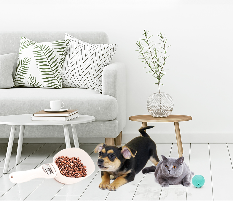 Pet Food Spoon with Scale